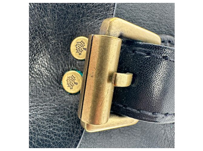 Borsa a tracolla Mulberry Brooke Chain in pelle nera - vista 7
