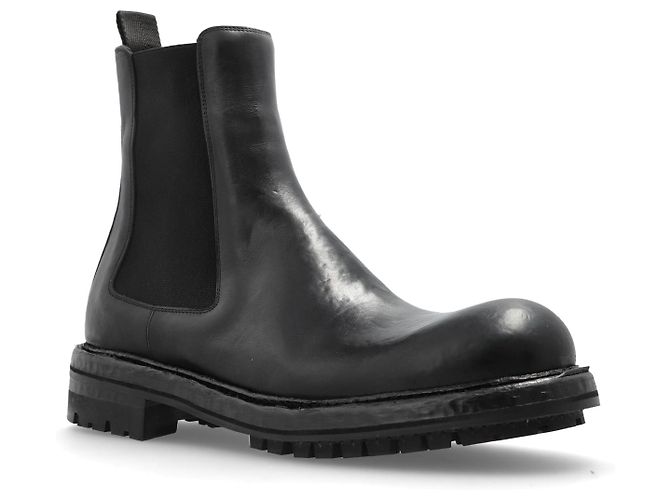 Dolce & Gabbana Chelsea Lederstiefeletten schwarz - Ansicht 2