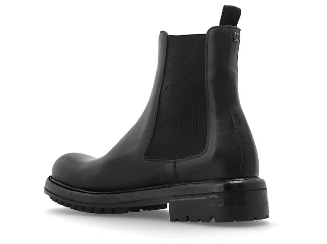 Dolce & Gabbana Chelsea Lederstiefeletten schwarz - Ansicht 3