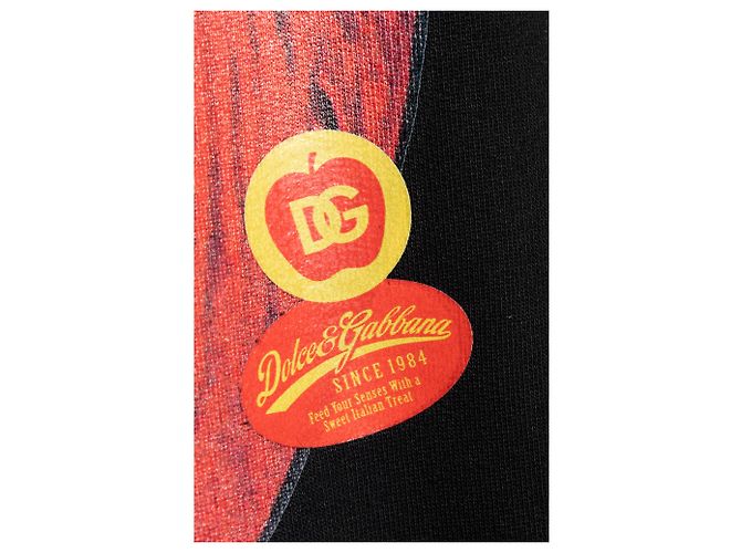 Felpa Dolce & Gabbana in cotone nera con logo - vista 3