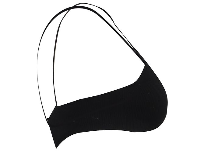 Bralette de punto Jacquemus en viscosa negra - vista 3