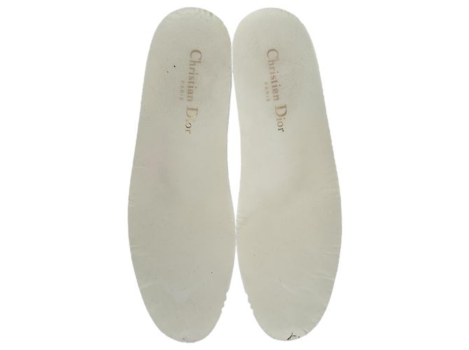 Sneakers basse Christian Dior Walk'n'Dior in velluto marrone - vista 12