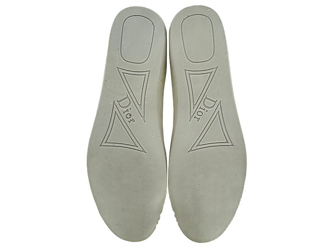 Sneakers basse Christian Dior Walk'n'Dior in velluto marrone - vista 13