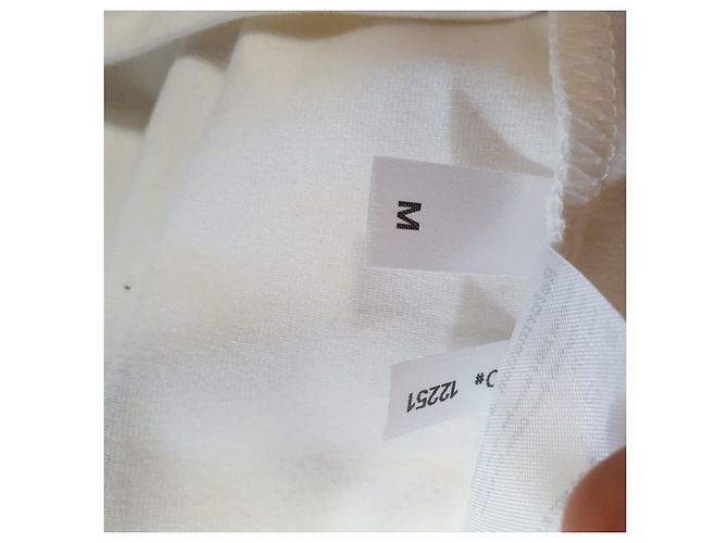 Top de manga larga cruzado Reformation Jeans en algodón blanco - vista 6