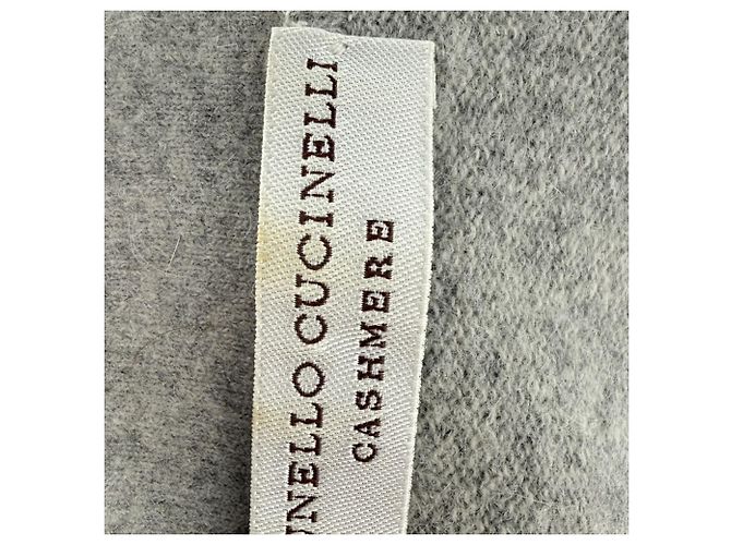 Blazer Brunello Cucinelli en cachemira gris - vista 4