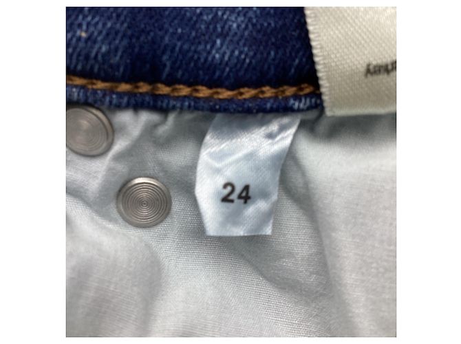 Vaqueros Skinny-Fit Reformation en algodón azul - vista 3
