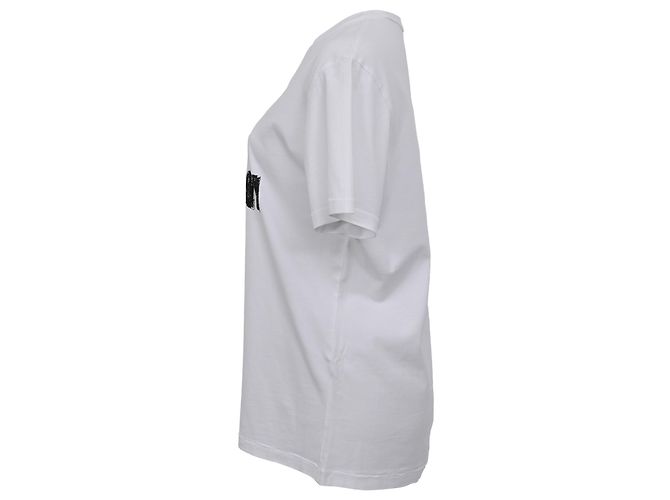 Camiseta gráfica Marni Flora en algodón blanco - vista 2
