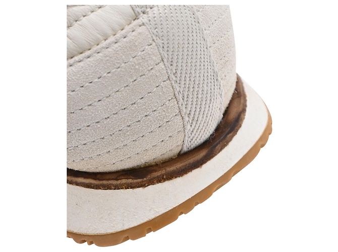 Baskets Hermès Jet en daim blanc - vue 12