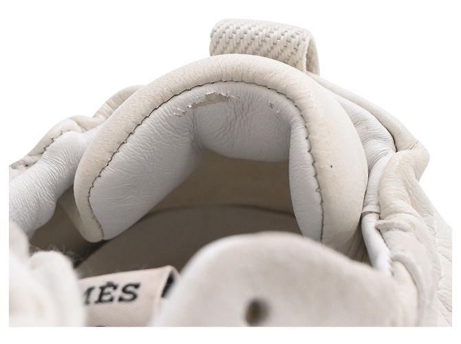 Baskets Hermès Jet en daim blanc - vue 19