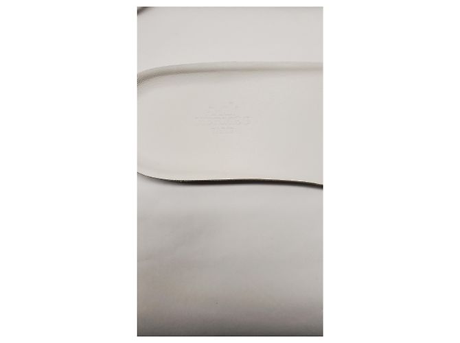 Baskets Hermès Jet en daim blanc - vue 22