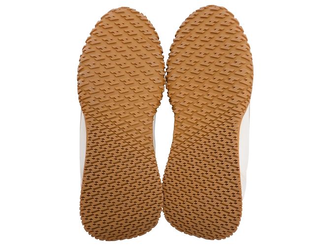 Baskets Hermès Jet en daim blanc - vue 6