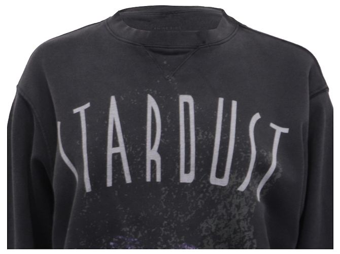 Sudadera Anine Bing Ramona Stardust en algodón gris - vista 2