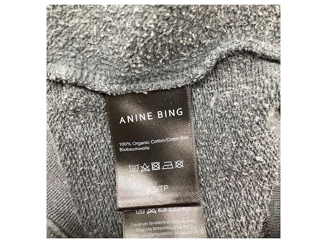 Sudadera Anine Bing Ramona Stardust en algodón gris - vista 6