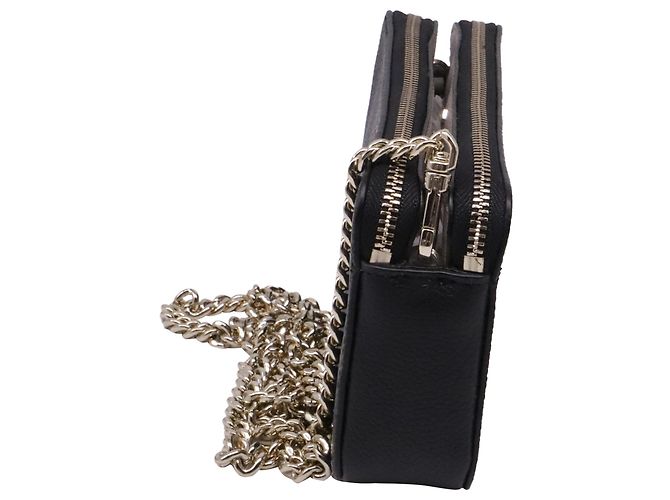 Borsa a tracolla Kate Spade Margaux Double Zip in pelle nera - vista 3