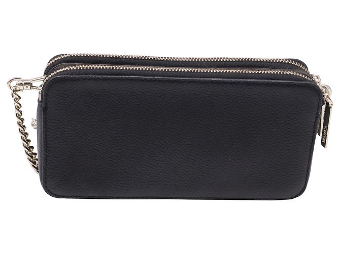 Borsa a tracolla Kate Spade Margaux Double Zip in pelle nera - vista 4