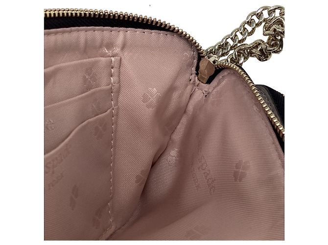 Borsa a tracolla Kate Spade Margaux Double Zip in pelle nera - vista 6