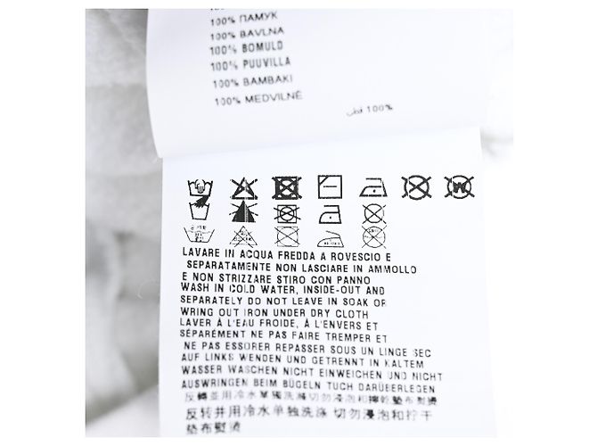 Prada Hoodie mit Logo-Print aus weißer Baumwolle - Ansicht 10