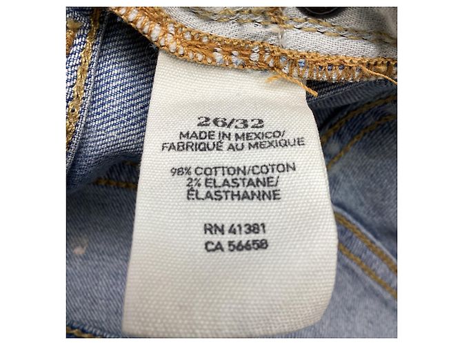 Vaqueros Ralph Lauren Denim & Supply Distressed en algodón azul claro - vista 3