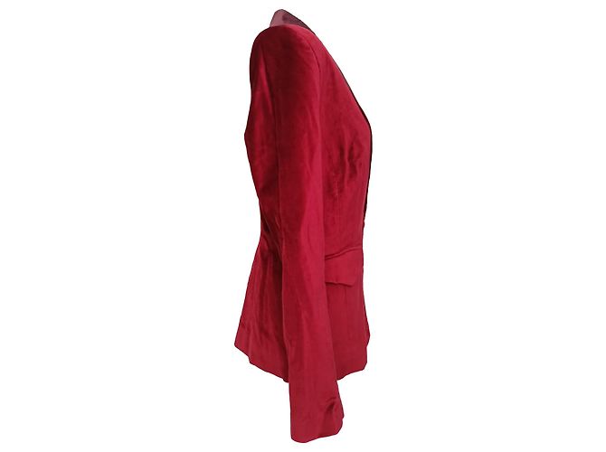 Blazer de terciopelo Altuzarra for Target en algodón rojo - vista 2
