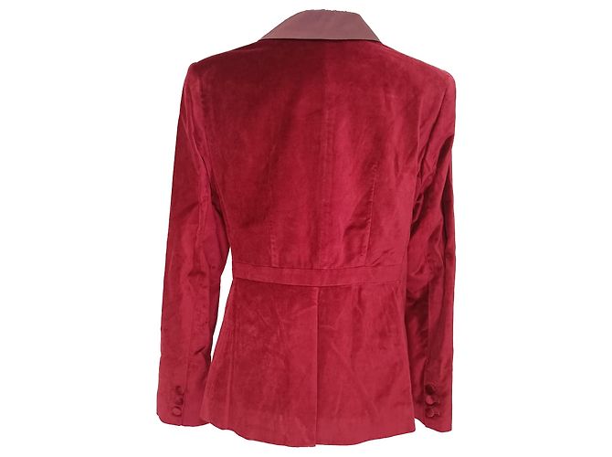 Blazer de terciopelo Altuzarra for Target en algodón rojo - vista 3