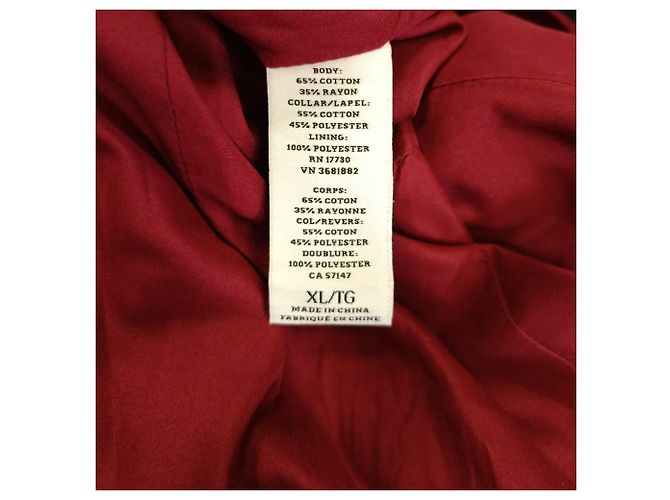 Blazer de terciopelo Altuzarra for Target en algodón rojo - vista 5