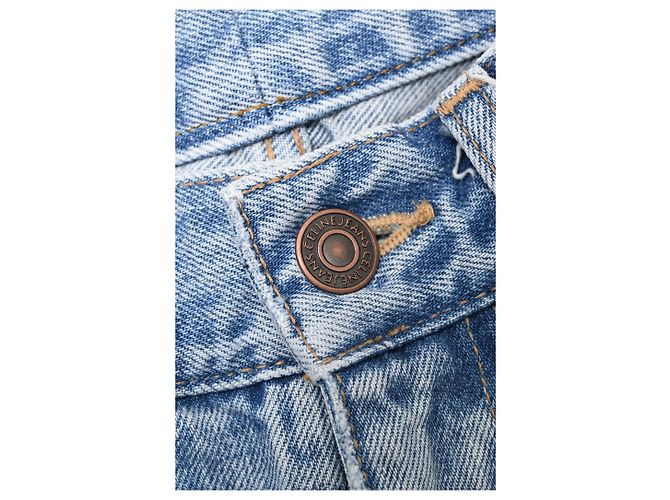 Céline Jeans Wideleg Celine en coton bleu clair - vue 14