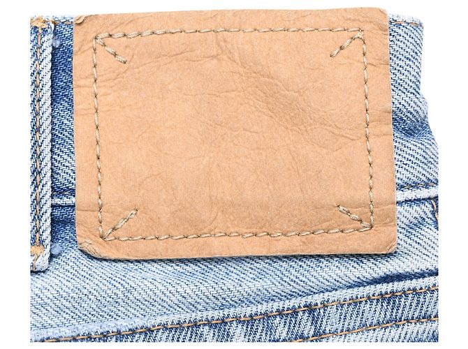 Céline Jeans Wideleg Celine en coton bleu clair - vue 17