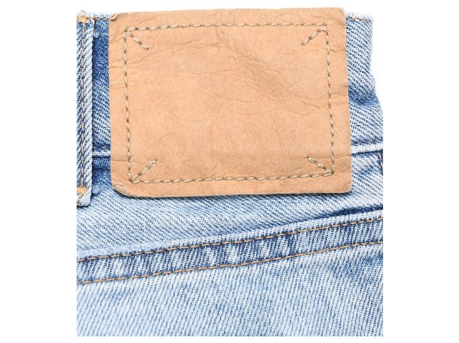 Céline Jeans Wideleg Celine en coton bleu clair - vue 18
