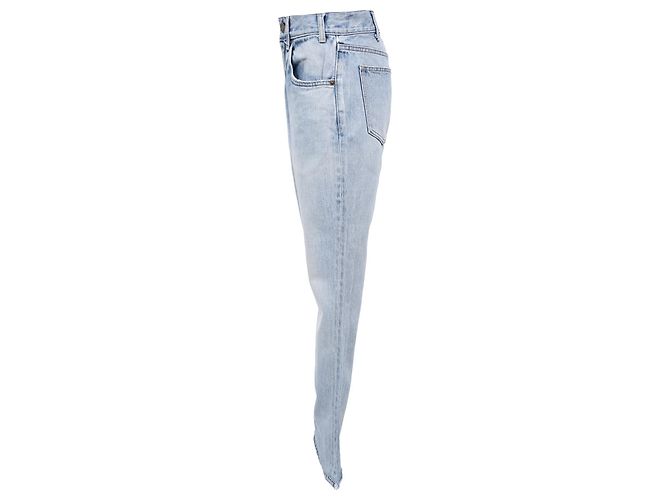Céline Jeans Wideleg Celine en coton bleu clair - vue 3