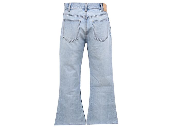 Céline Jeans Wideleg Celine en coton bleu clair - vue 5