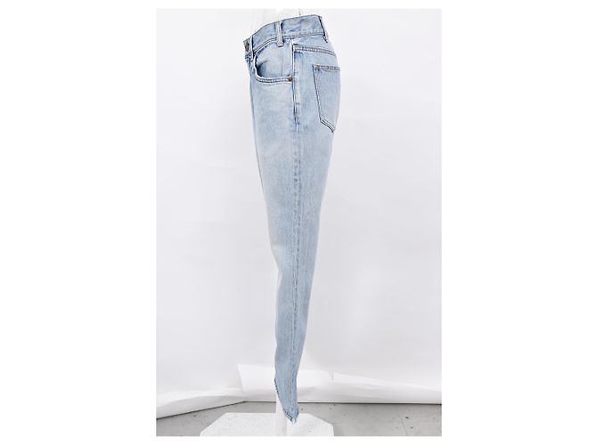 Céline Jeans Wideleg Celine en coton bleu clair - vue 6