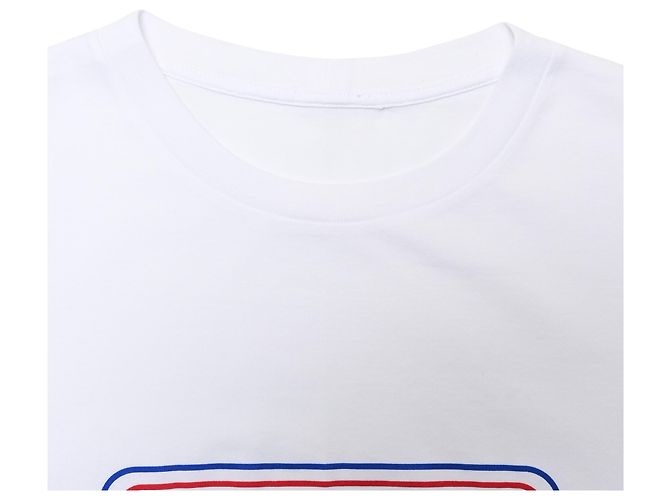 Céline T-shirt Loose em jersey Celine em algodão branco - vista 4
