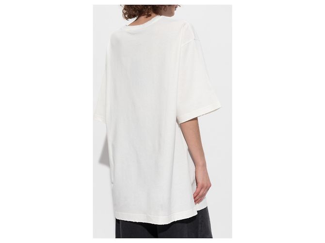 Camiseta oversized de algodón blanca Dolce & Gabbana - vista 2