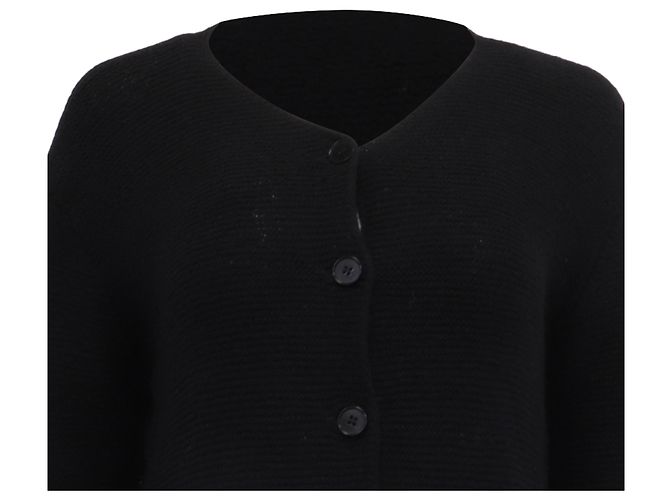 Giorgio Armani Armani Strickcardigan aus schwarzer Wolle - Ansicht 2