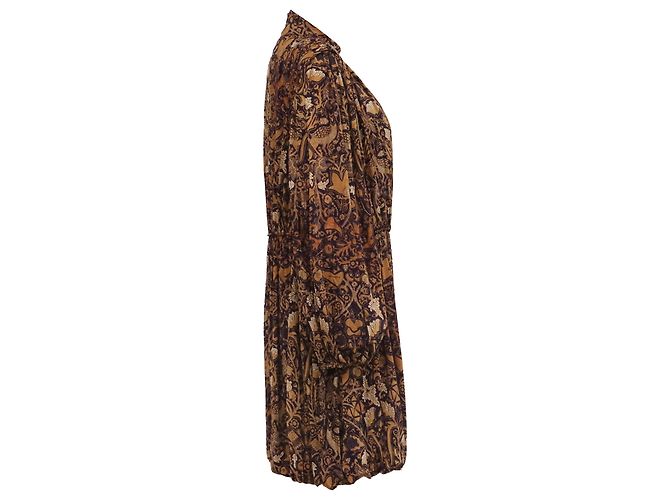 Mini abito a collo alto stampato Ulla Johnson in rayon multicolore - vista 3