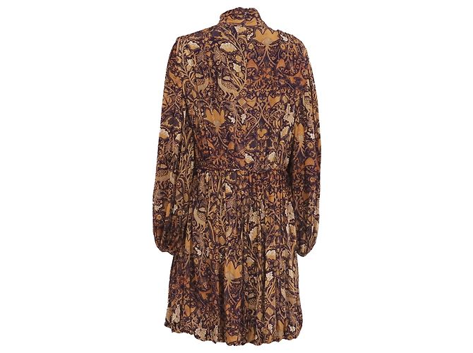 Mini abito a collo alto stampato Ulla Johnson in rayon multicolore - vista 4