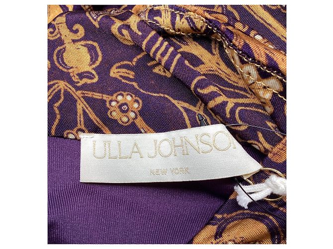 Mini abito a collo alto stampato Ulla Johnson in rayon multicolore - vista 6