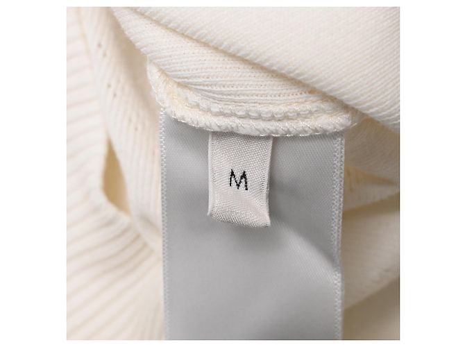 Céline Top de manga larga Celine en algodón crema - vista 6