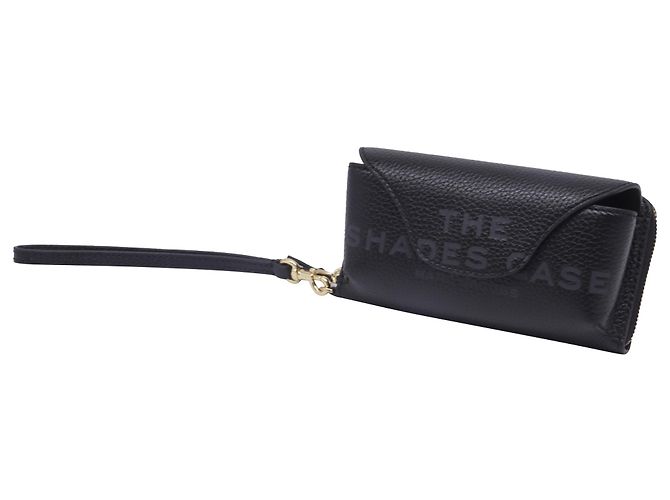 Marc Jacobs The Shades Case in pelle nera - vista 2