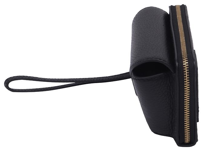 Marc Jacobs The Shades Case in pelle nera - vista 3