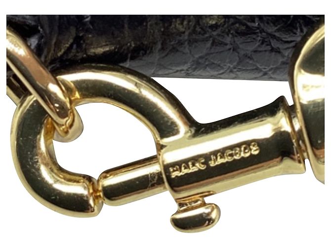 Marc Jacobs The Shades Case in pelle nera - vista 6
