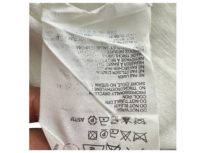 Camisa de botones Jil Sander en lino blanco - vista 5
