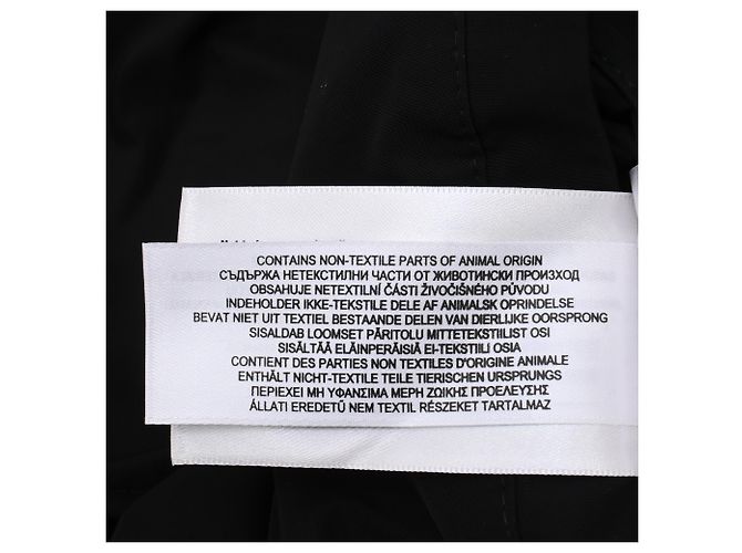 Burberry Jacke mit Reißverschluss und gesticktem Logo aus schwarzem Polyester - Ansicht 10