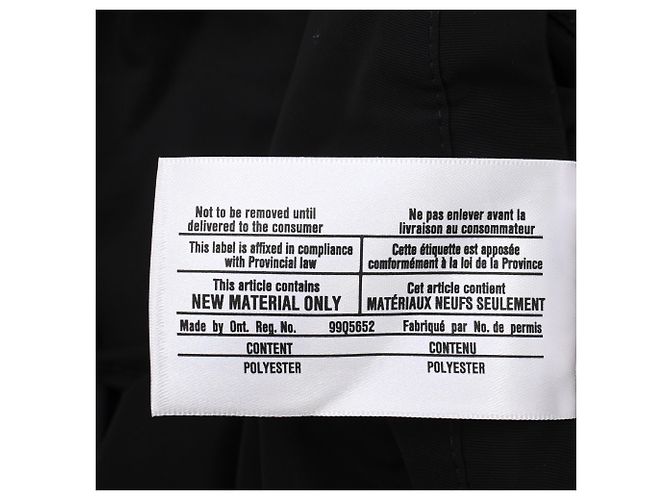 Burberry Jacke mit Reißverschluss und gesticktem Logo aus schwarzem Polyester - Ansicht 11