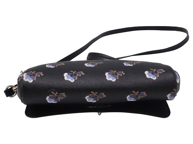 Borsa a tracolla Coach Mini Ruby con stampa floreale in pelle nera - vista 5