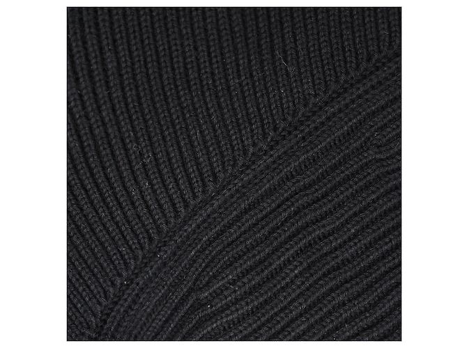 Bottega Veneta Pullover mit Polokragen aus schwarzer Baumwolle - Ansicht 8