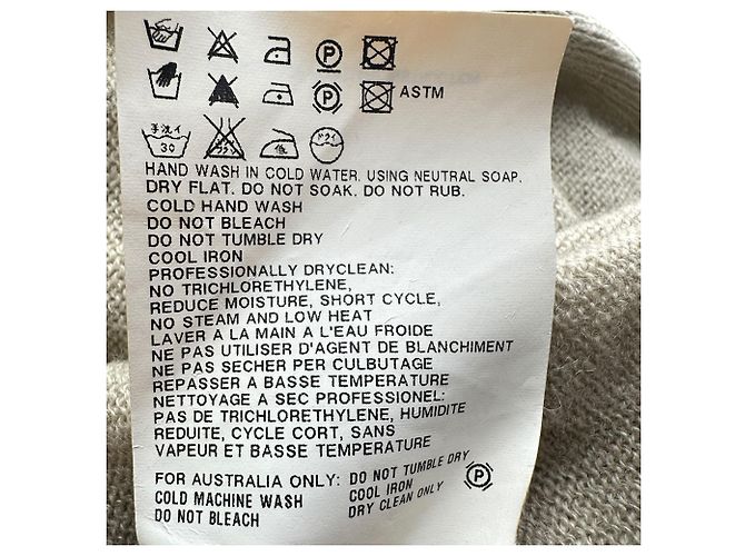 Jil Sander Strick-Cardigan, lang und offen, aus beigem Kaschmir - Ansicht 7