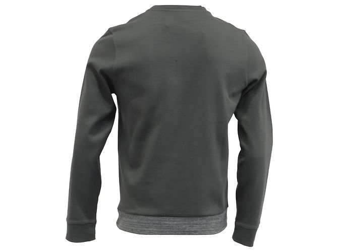 Apc A.P.C. Crewneck Sweatshirt aus olive Baumwolle - Ansicht 4