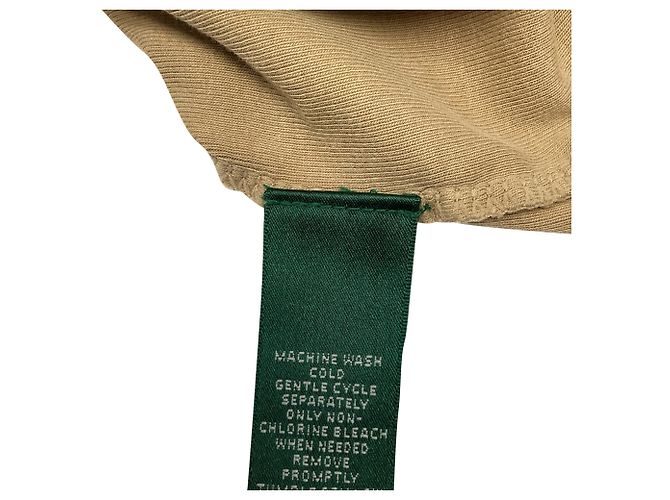 Top de cuello redondo manga larga Ralph Lauren en algodón tan - vista 10