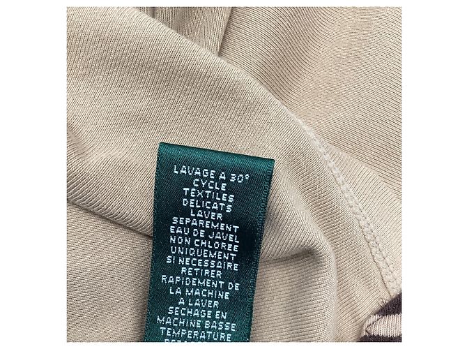 Top de cuello redondo manga larga Ralph Lauren en algodón tan - vista 12